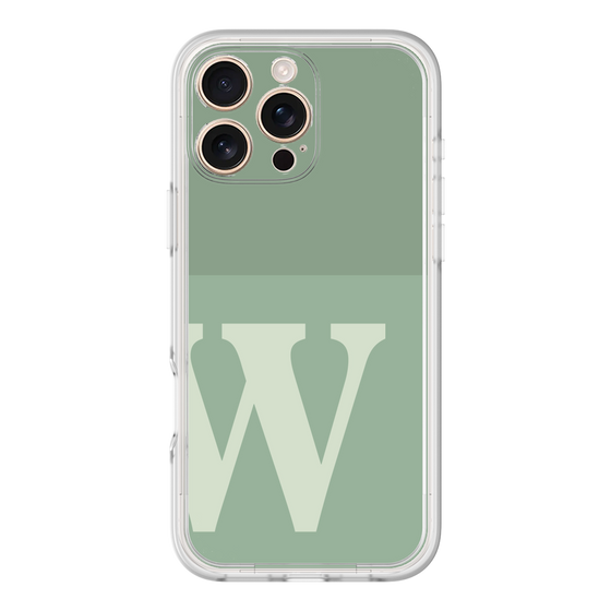 プレミアムパネル［ オリジナル - initial two tone - W green ］