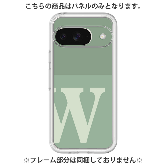 プレミアムパネル［ オリジナル - initial two tone - W green ］