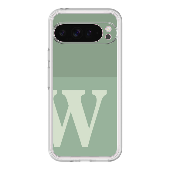 プレミアムパネル［ オリジナル - initial two tone - W green ］