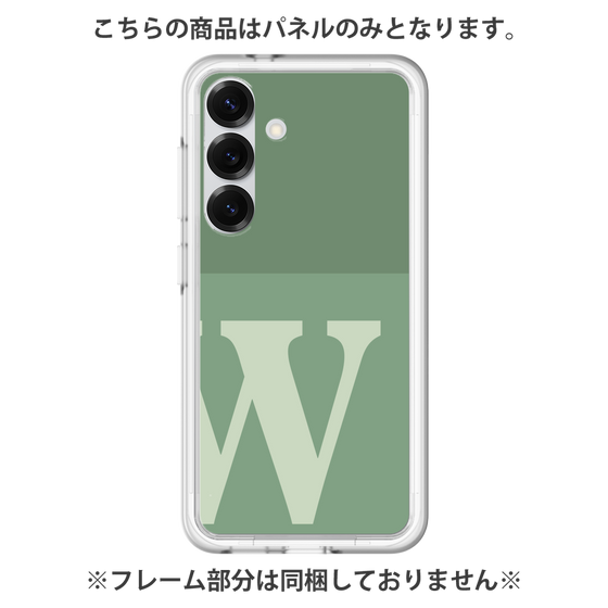 プレミアムパネル［ オリジナル - initial two tone - W green ］
