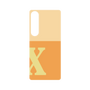 プレミアムパネル［ オリジナル - initial two tone - X orange ］