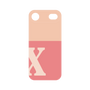 プレミアムパネル［ オリジナル - initial two tone - X pink ］