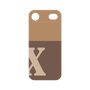 プレミアムパネル［ オリジナル - initial two tone - X brown ］