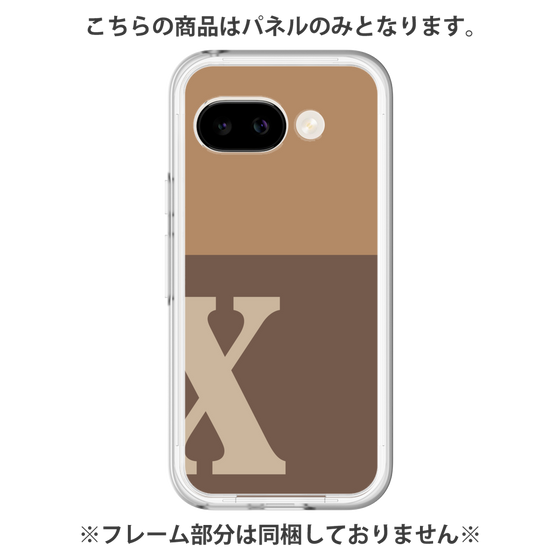プレミアムパネル［ オリジナル - initial two tone - X brown ］