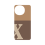 プレミアムパネル［ オリジナル - initial two tone - X brown ］