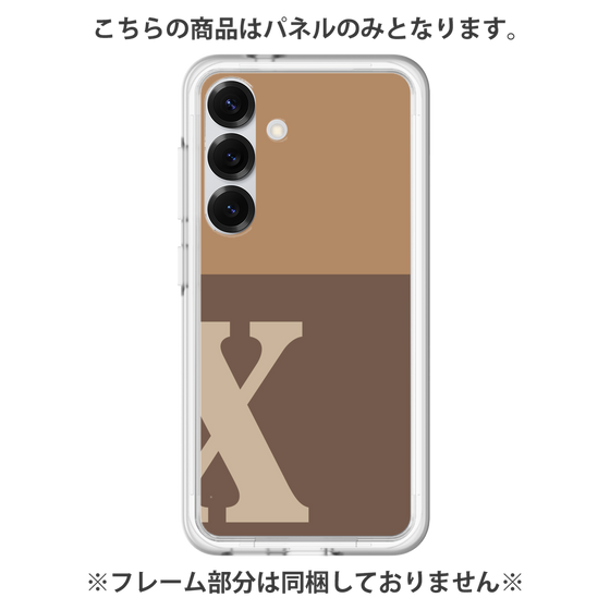 プレミアムパネル［ オリジナル - initial two tone - X brown ］