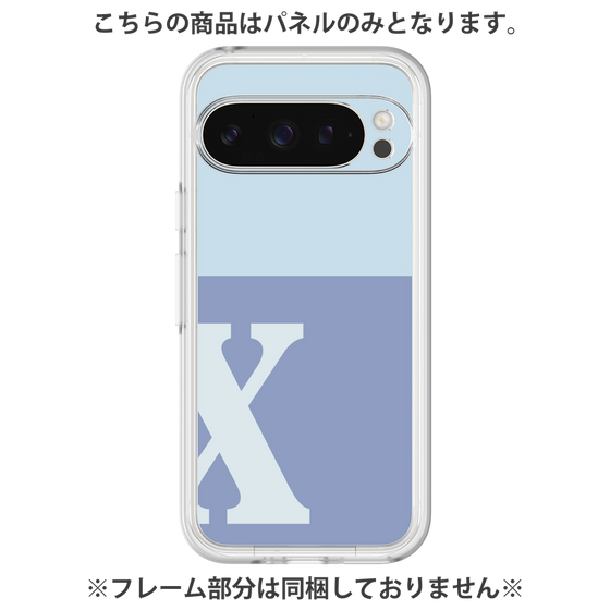 プレミアムパネル［ オリジナル - initial two tone - X blue ］