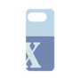 プレミアムパネル［ オリジナル - initial two tone - X blue ］