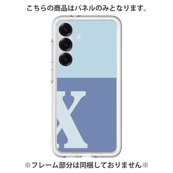 プレミアムパネル［ オリジナル - initial two tone - X blue ］