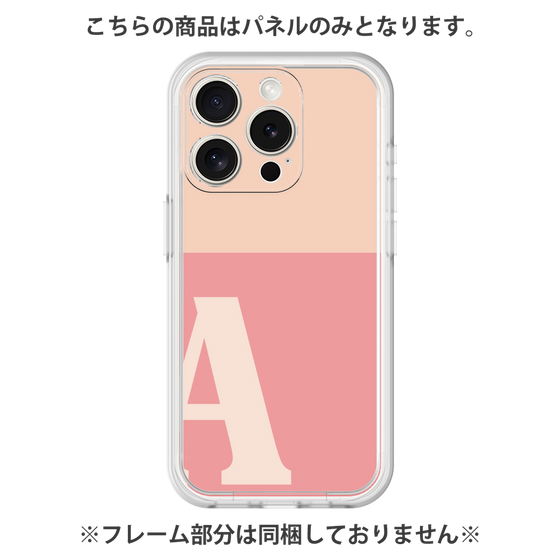 プレミアムパネル［ オリジナル - initial two tone - A pink ］
