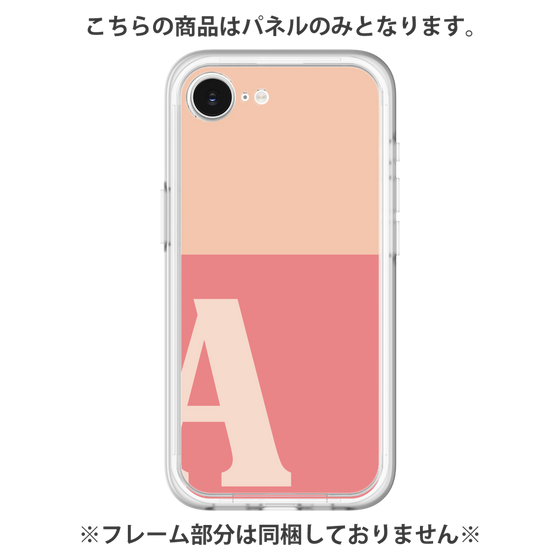 プレミアムパネル［ オリジナル - initial two tone - A pink ］