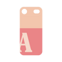 プレミアムパネル［ オリジナル - initial two tone - A pink ］