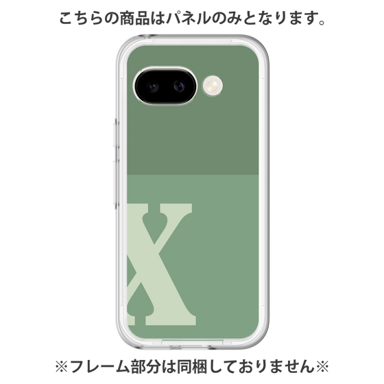 プレミアムパネル［ オリジナル - initial two tone - X green ］