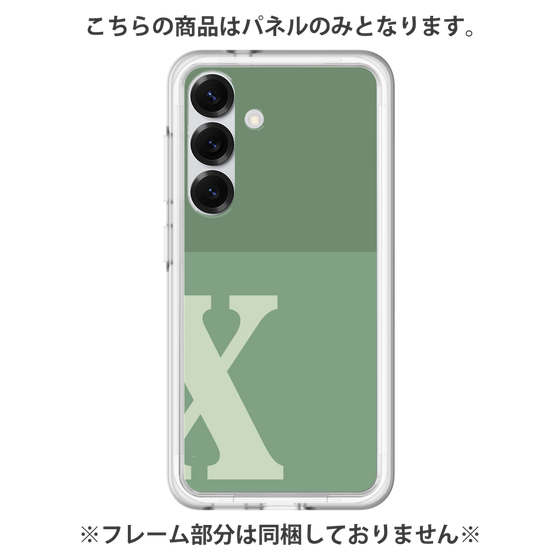 プレミアムパネル［ オリジナル - initial two tone - X green ］