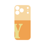 プレミアムパネル［ オリジナル - initial two tone - Y orange ］