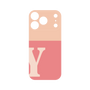 プレミアムパネル［ オリジナル - initial two tone - Y pink ］