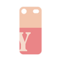 プレミアムパネル［ オリジナル - initial two tone - Y pink ］