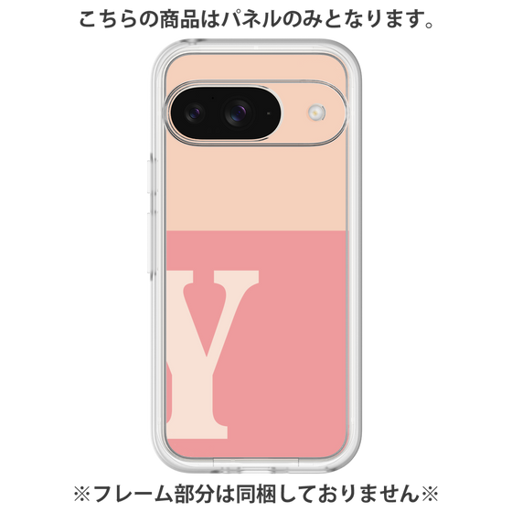 プレミアムパネル［ オリジナル - initial two tone - Y pink ］