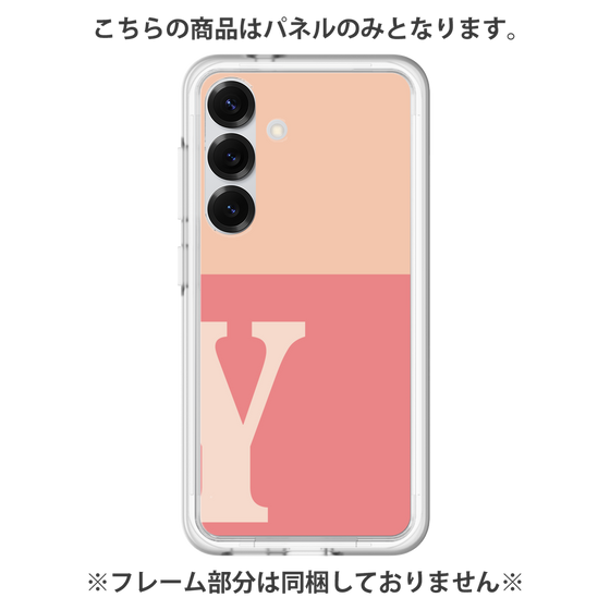 プレミアムパネル［ オリジナル - initial two tone - Y pink ］