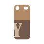 プレミアムパネル［ オリジナル - initial two tone - Y brown ］