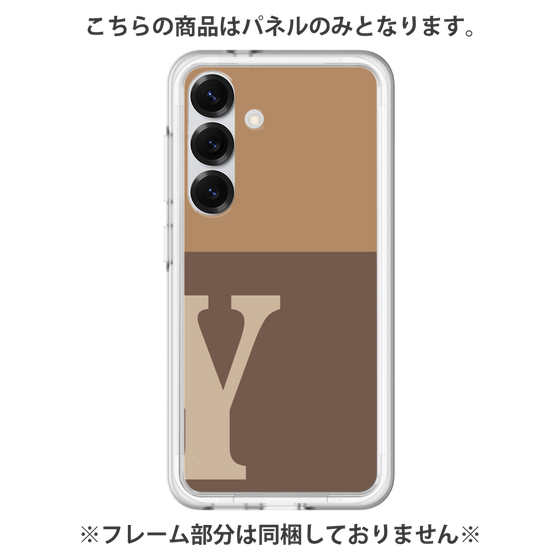 プレミアムパネル［ オリジナル - initial two tone - Y brown ］