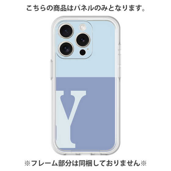 プレミアムパネル［ オリジナル - initial two tone - Y blue ］