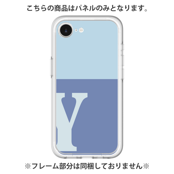 プレミアムパネル［ オリジナル - initial two tone - Y blue ］