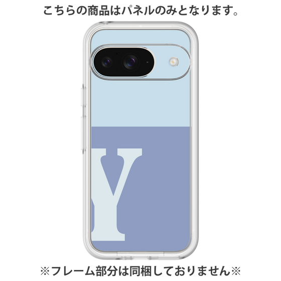 プレミアムパネル［ オリジナル - initial two tone - Y blue ］