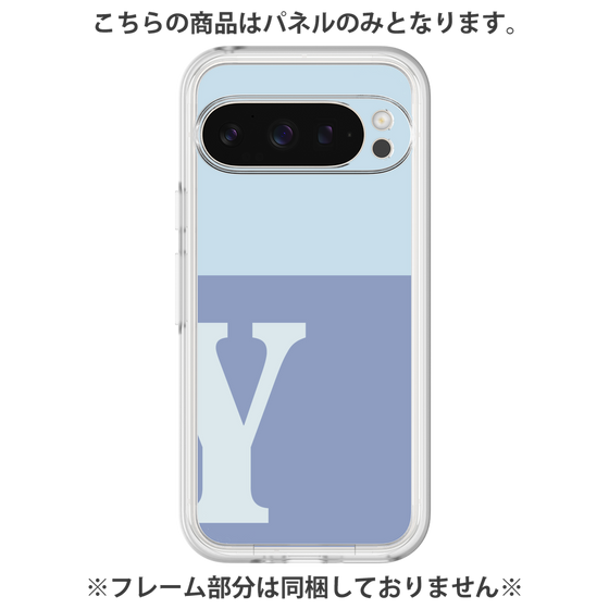 プレミアムパネル［ オリジナル - initial two tone - Y blue ］