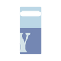 プレミアムパネル［ オリジナル - initial two tone - Y blue ］