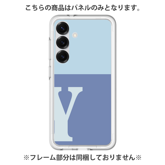 プレミアムパネル［ オリジナル - initial two tone - Y blue ］