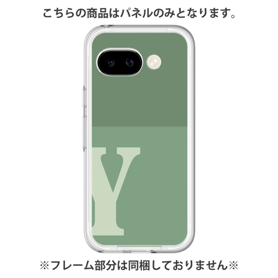 プレミアムパネル［ オリジナル - initial two tone - Y green ］