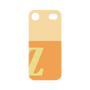 プレミアムパネル［ オリジナル - initial two tone - Z orange ］
