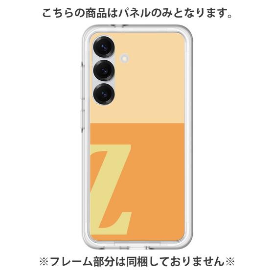 プレミアムパネル［ オリジナル - initial two tone - Z orange ］
