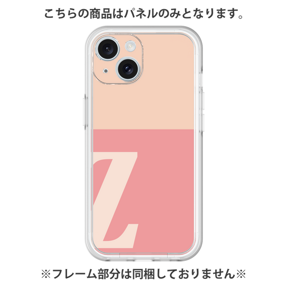 プレミアムパネル［ オリジナル - initial two tone - Z pink ］