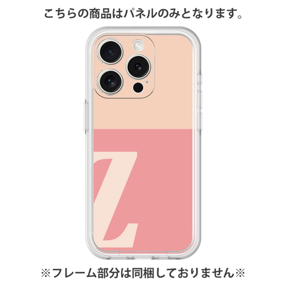 プレミアムパネル［ オリジナル - initial two tone - Z pink ］