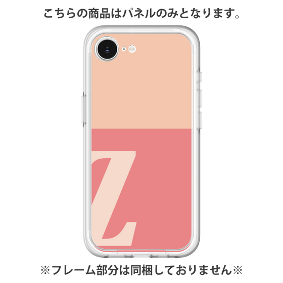 プレミアムパネル［ オリジナル - initial two tone - Z pink ］