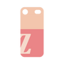 プレミアムパネル［ オリジナル - initial two tone - Z pink ］