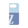 プレミアムパネル［ オリジナル - initial two tone - Z blue ］
