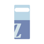 プレミアムパネル［ オリジナル - initial two tone - Z blue ］