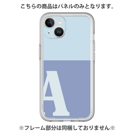 プレミアムパネル［ オリジナル - initial two tone - A blue ］