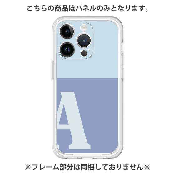 プレミアムパネル［ オリジナル - initial two tone - A blue ］