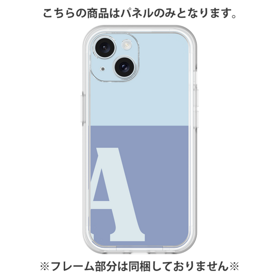 プレミアムパネル［ オリジナル - initial two tone - A blue ］
