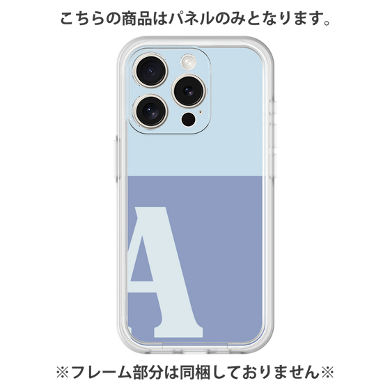 プレミアムパネル［ オリジナル - initial two tone - A blue ］