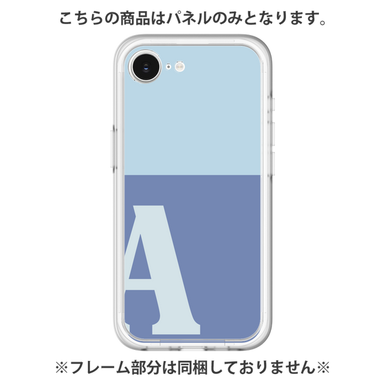 プレミアムパネル［ オリジナル - initial two tone - A blue ］