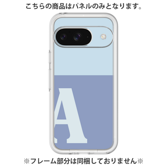 プレミアムパネル［ オリジナル - initial two tone - A blue ］