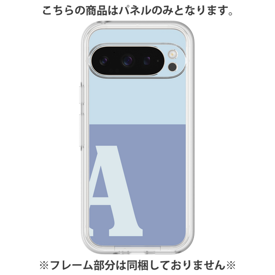 プレミアムパネル［ オリジナル - initial two tone - A blue ］