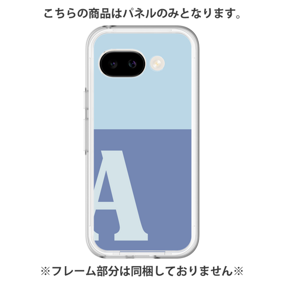 プレミアムパネル［ オリジナル - initial two tone - A blue ］
