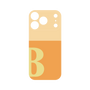 プレミアムパネル［ オリジナル - initial two tone - B orange ］