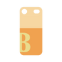 プレミアムパネル［ オリジナル - initial two tone - B orange ］